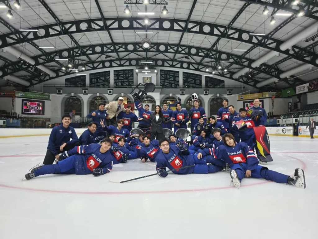 ทีมฮอกกี้น้ำแข็งชายไทย ปิดฉากด้วยชัยชนะเหนือเติร์กเมนิสถาน 6-5 ศึก World Championship 2026