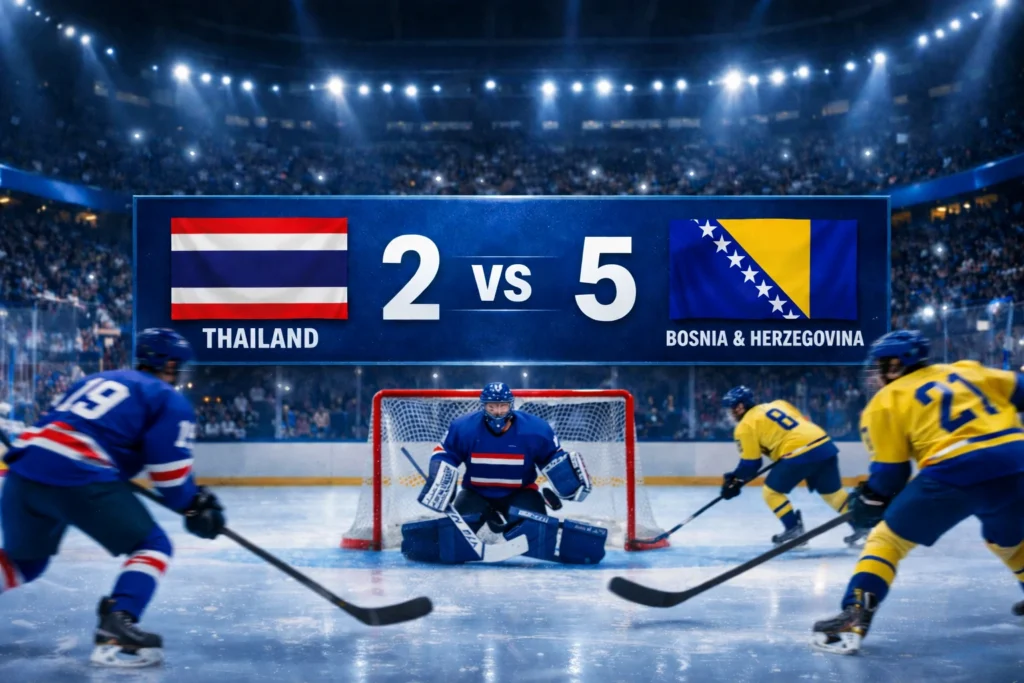 ทีมชาติไทยลงสนาม 3 นัด เก็บ 3 คะแนน ศึกฮอกกี้น้ำแข็งชิงแชมป์โลก ดิวิชั่น 3 กลุ่ม A